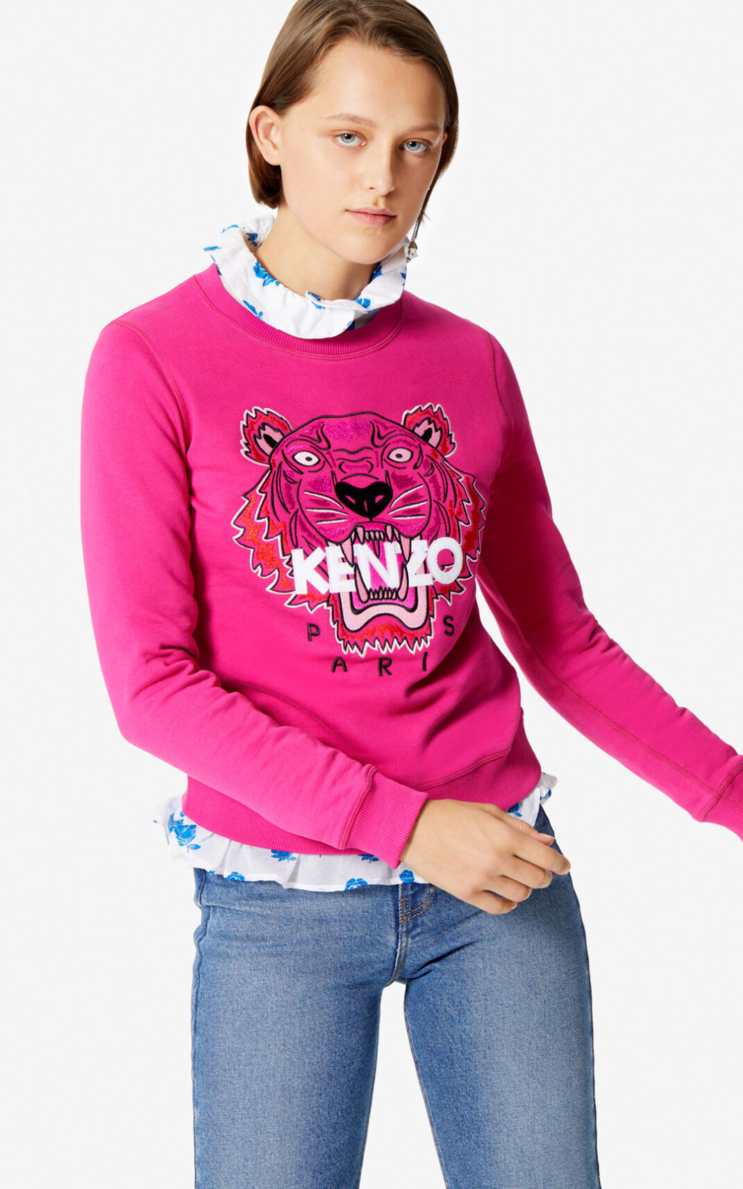 Kenzo Tiger Melegítő Felső Női Mély | ID.760036